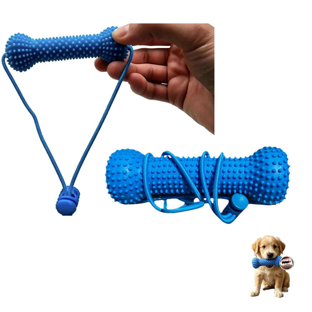 Teeth Cleaning Dog Chew Bone - Dog Teeth Cleaning Chew Toy Bite‑Resistant