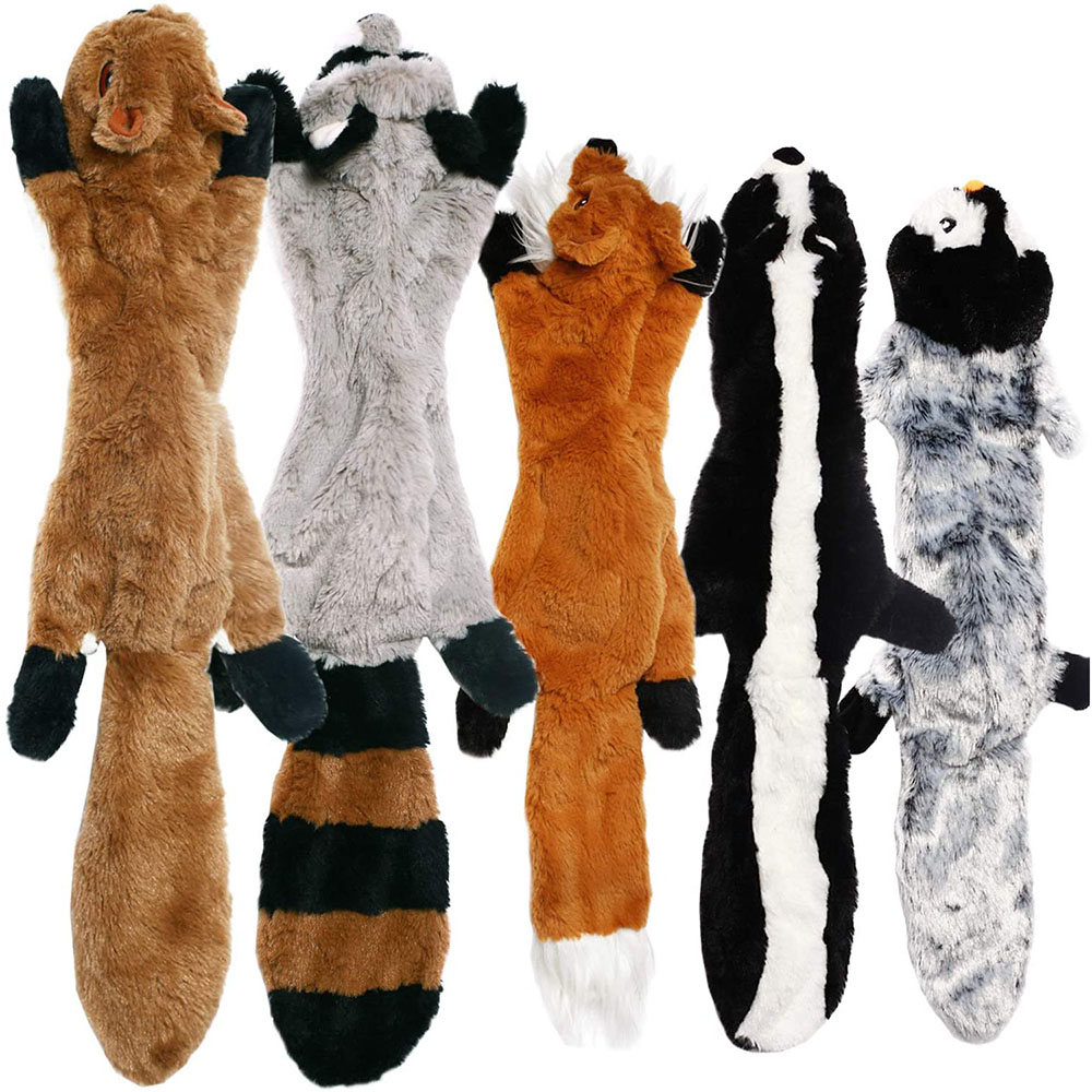 Indestructible Dog Chew Toy - Funny Simulated Animal No Stuffing Dog