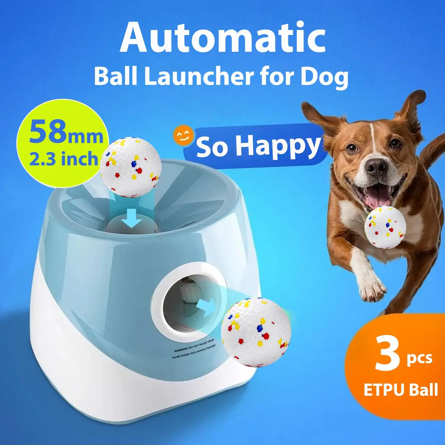 Dog Tennis Ball Launcher Dogs  - Indestructible Dog Chew Toy 评论和价格