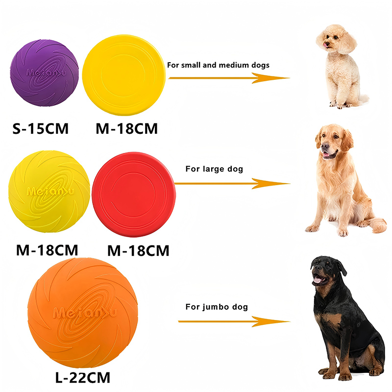 Silicone Flying Disc Toys Mult - Flying Disc Dog Training Toy 评论和价格