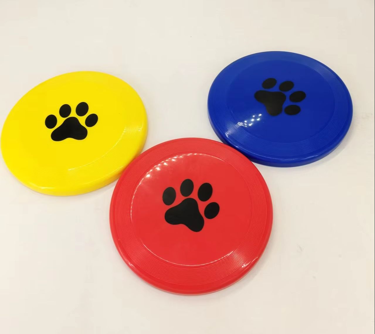 Hard Plastic Dog Frisbee  Paw  - Flying Disc Dog Training Toy 评论和价格