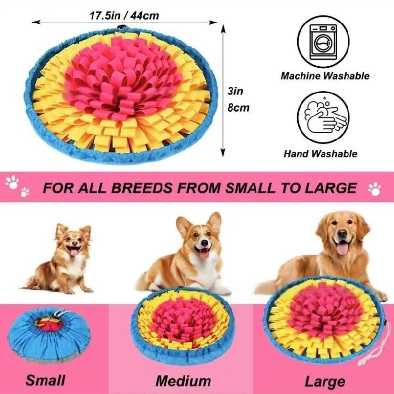 New Pet Sniffing Pad Flower-sh - Snuffle Mat For Dogs 评论和价格