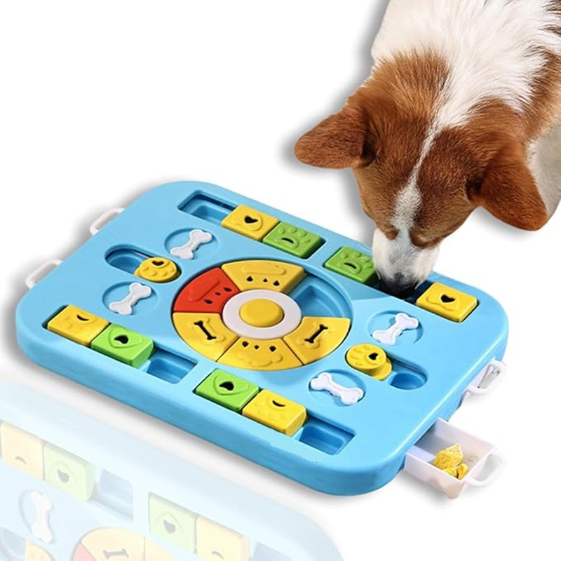 Interactive Dog Puzzle Toy for - Interactive Squeaky Plush Dog Toy 评论和价格