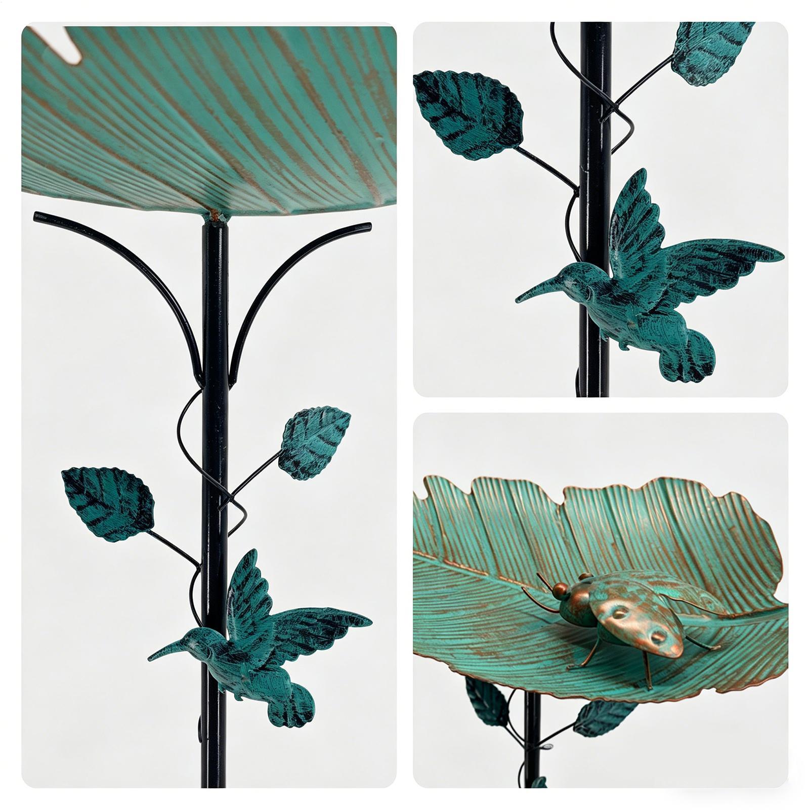 Bird Bath For Outside Decorati - Pet Feeders 评论和价格