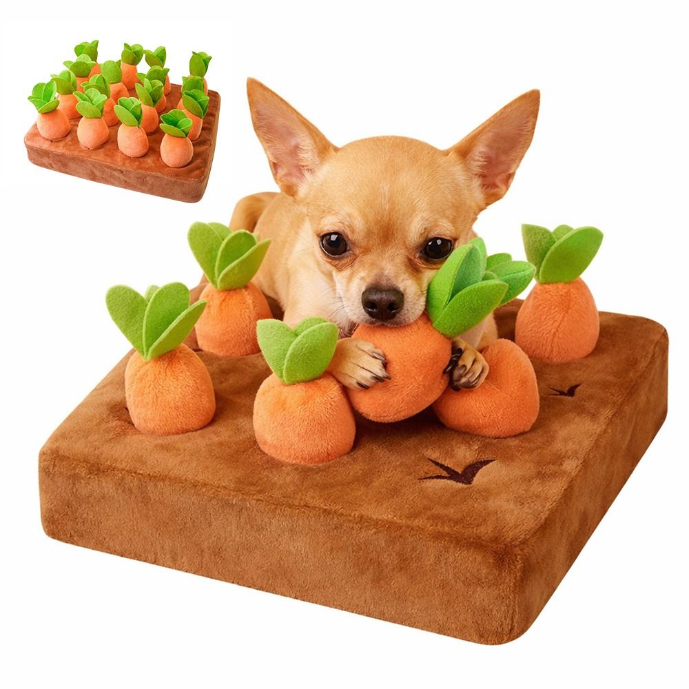 Stress Relief Carrot Snuffle M - Dog Puzzle Feeder Toy 评论和价格