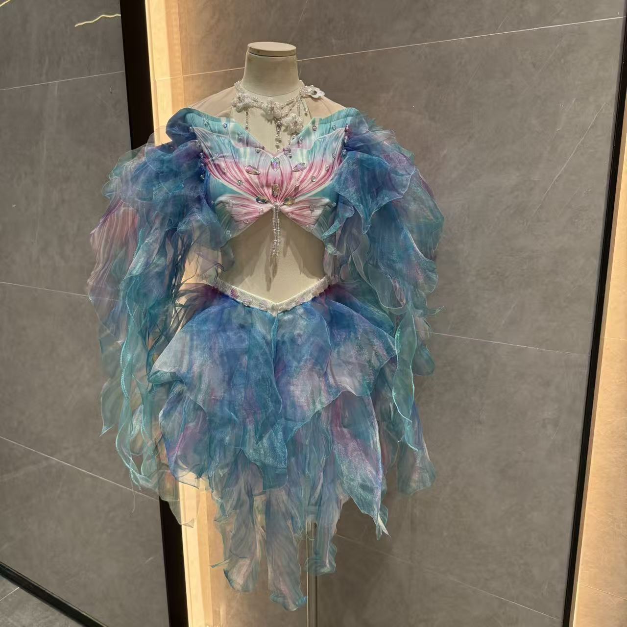 Mermaid Water Dance Skirt Prin - Aquarium 评论和价格