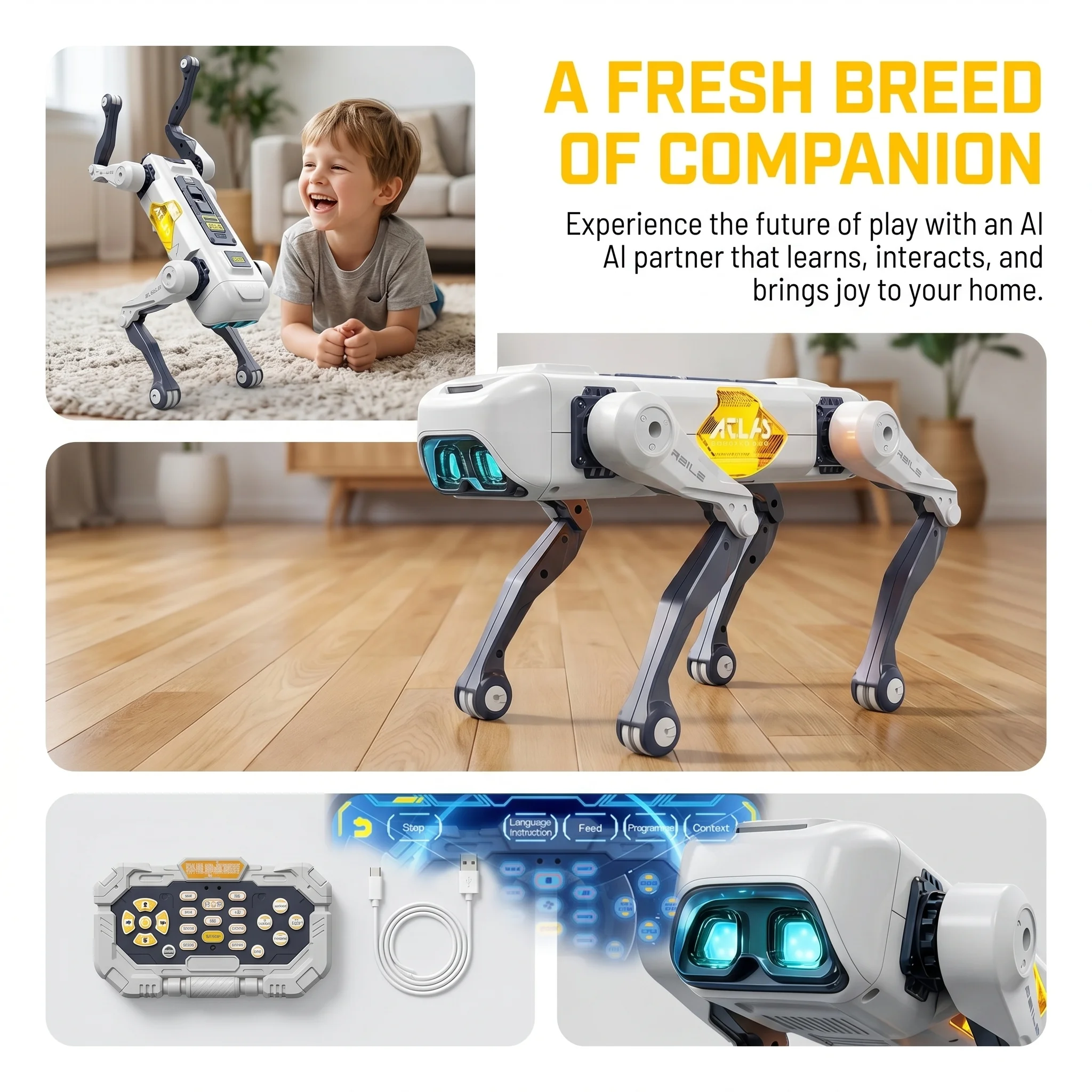 AI Smart Robot Dog, Voice & AP - Dog Toys 评论和价格
