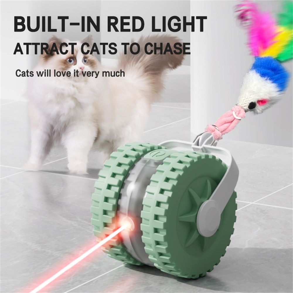 With Mouse Tail Infrared Laser - Laser Pointer Cat Toy Automatic 评论和价格
